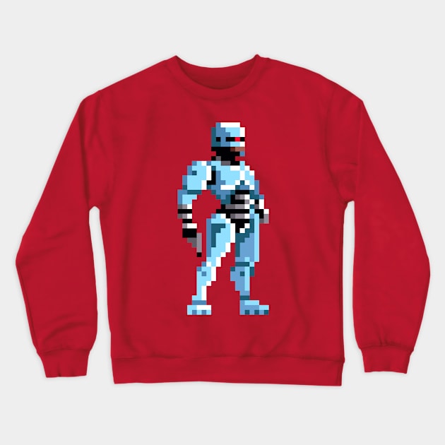 Robocop Pixel Art Crewneck Sweatshirt by LAckas